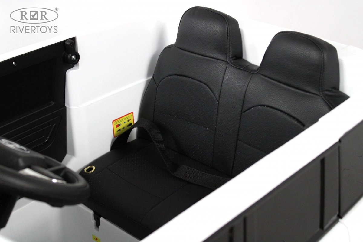 Детский электромобиль RiverToys G555GG белый r9kuowwheski976779pjoulx2zjlcgqc
