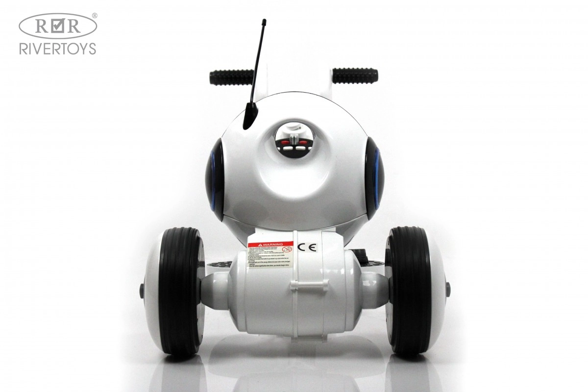 Детский электромотоцикл RiverToys Мoto HL300 белый 7qnl9g284k1wp7xlsl1byyscd3tfg1nl