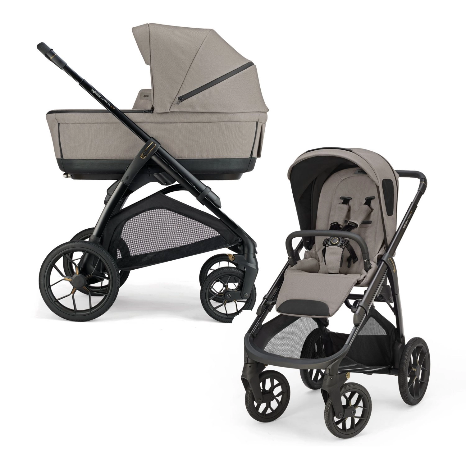 Коляска 2 в 1 Inglesina Aptica XT (с подставкой Stand Up) (Tundra Beige NEW)