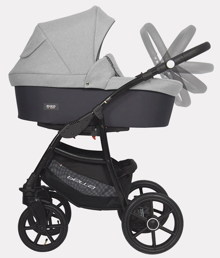 Детская коляска Riko Basic Bella 3 в 1 01 серый-графит o8lh69eai78dt7gnh9mfcuwefuk4q6u0