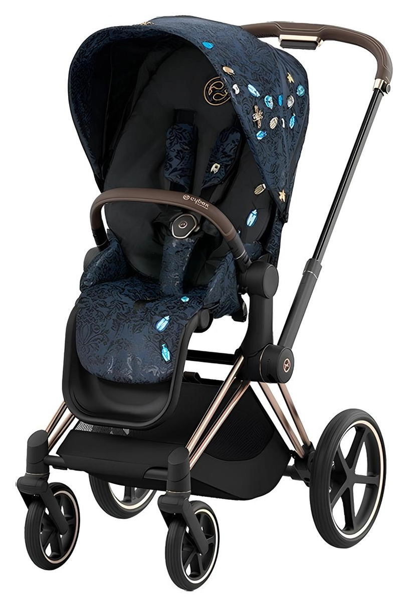 Коляска 2 в 1 Cybex Priam IV (шасси Rosegold) Jewels of Nature ve2de09b2jgf90hindwl97y8lwmescfy