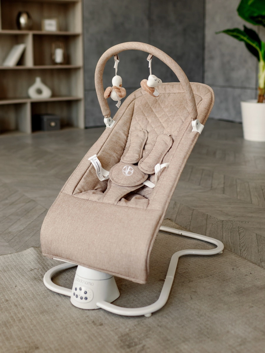 Электронные качели детские AMAROBABY HAPPY SWING Бежевый 4vv33hwo2ol080d802u4ovjxm989n7dd
