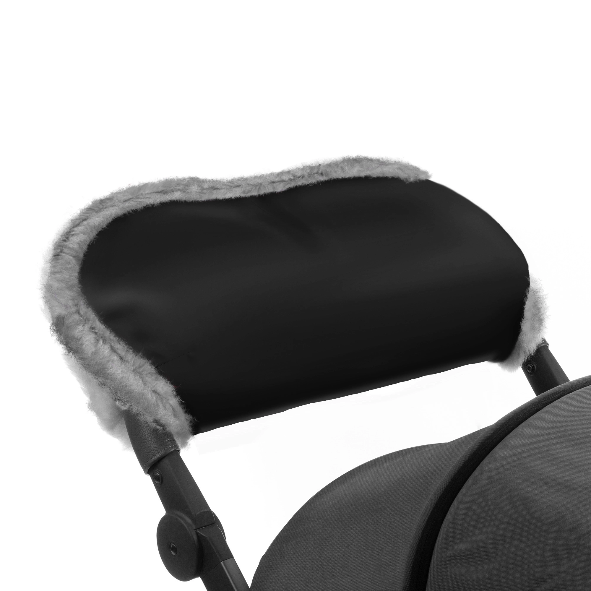 Муфта для рук на коляску Esspero Solana (Натуральная шерсть) Black 689d35d203b70517b465aaa68d90d7f0