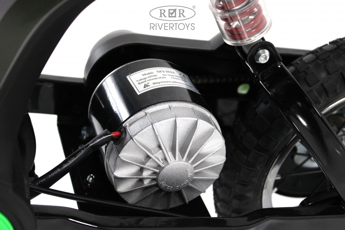 Детский электромотоцикл RiverToys A005AA MOTO зеленый 21fawe6hsptd7vod55ue4j9c86f3hf2l