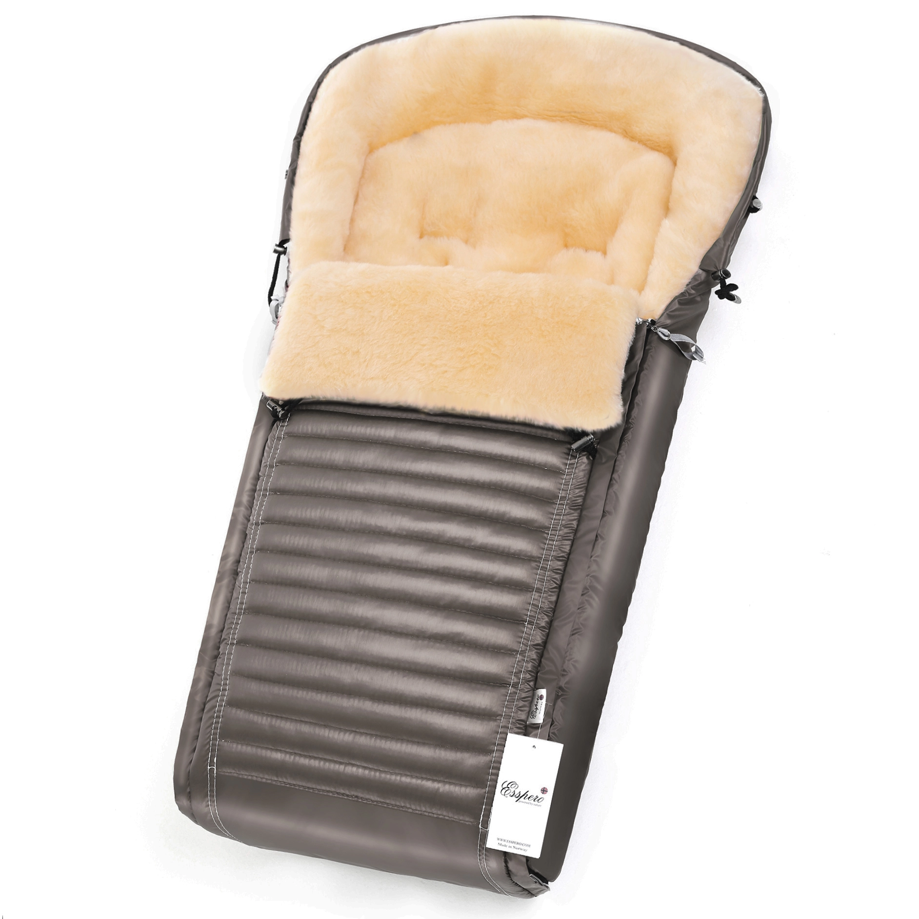 Конверт в коляску Esspero Lukas (натуральная 100% шерсть) Almond d6fbd02056aca0de67d94614ed4bc40e