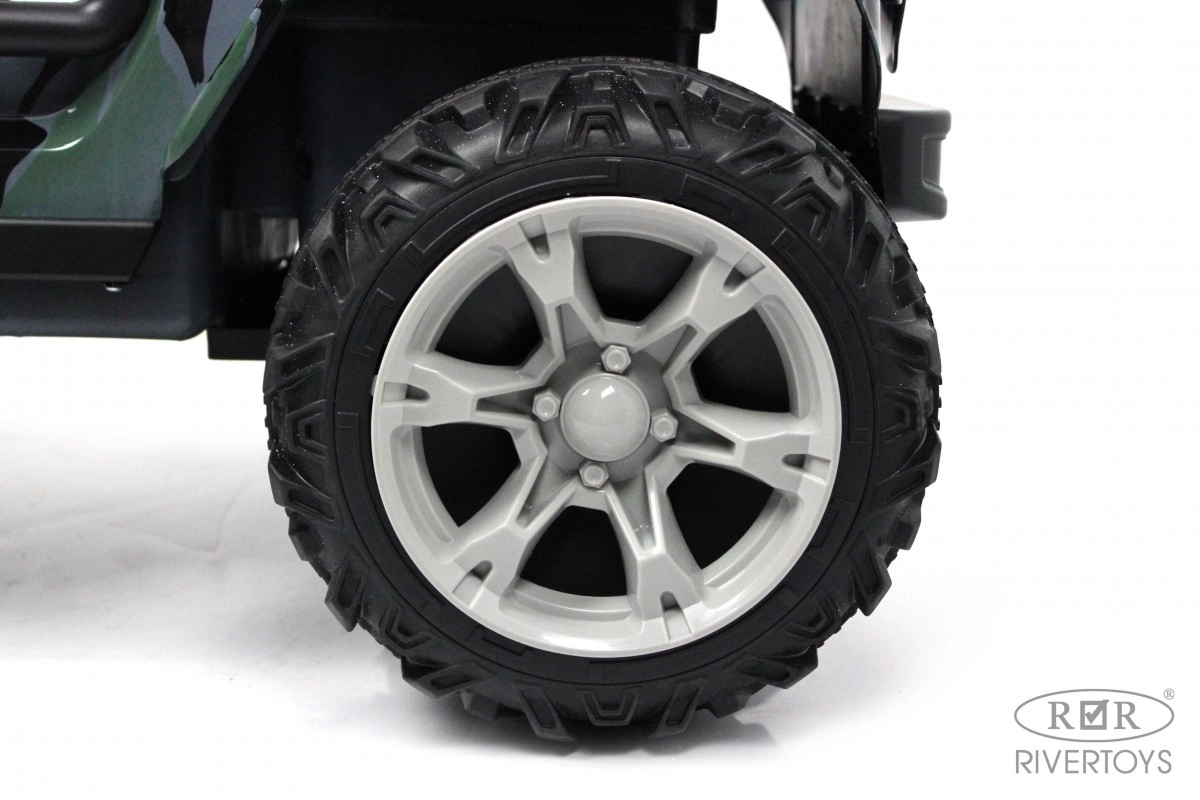 Детский электромобиль RiverToys T222TT 4WD камуфляж np2mtonvhfw8az91tt2u435miwcfbhez