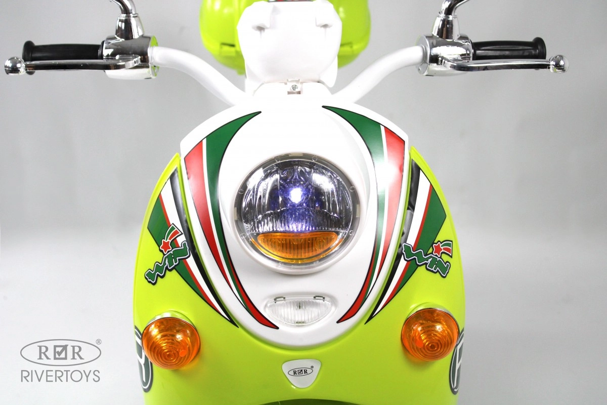 Детский электромобиль RiverToys Z444ZZ зеленый 4l02hk1mu36l6smqnyxioqo00eo140ub