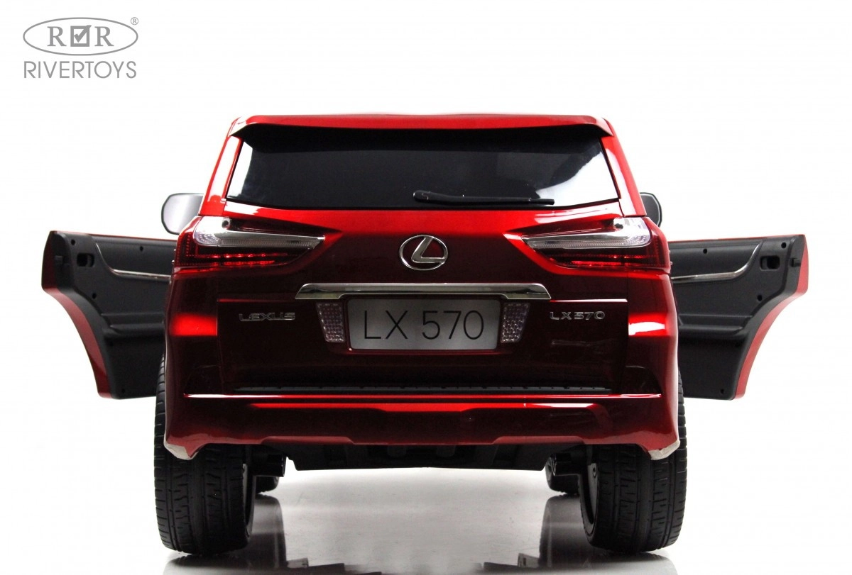 Детский электромобиль RiverToys Lexus LX570 Y555YY красный глянец 9q3le3pguoac52tpbih8a7132yu36q8c