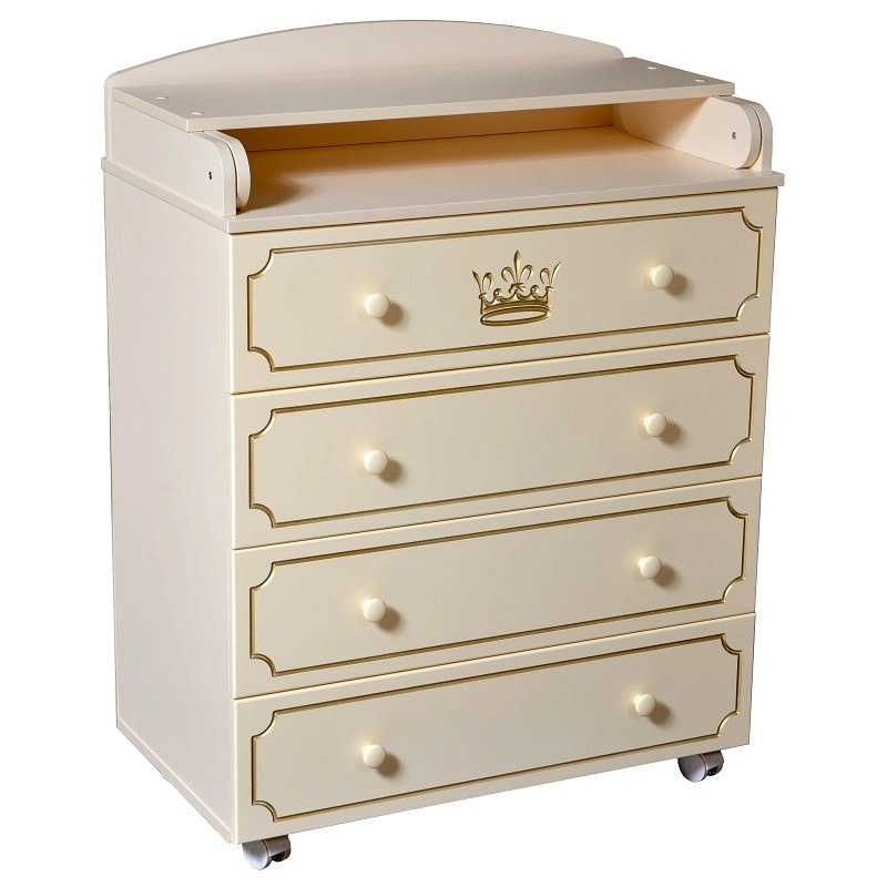 Пеленальный комод КЕДР Victoria 804 МДФ Crown Слоновая кость yrpxfzctpqmjxiu2g2k7gmwhnozds74j