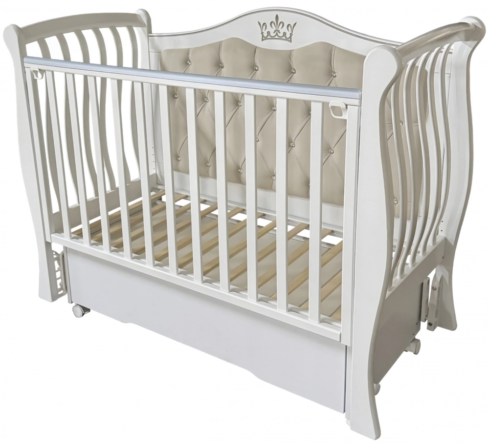 Детская кроватка Оливер Брианна Элеганс (Белый)