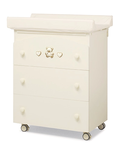 Пеленальный комод Erbesi Tippy Jolie (Слоновая кость)