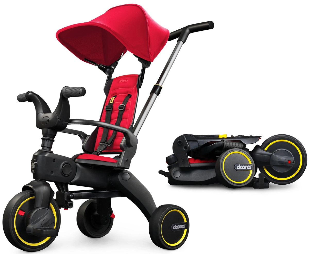 Детский складной трехколесный велосипед Doona Liki Trike S1 Flame Red dsjsns1z59jic5bd1y3jzsl2v22peytm