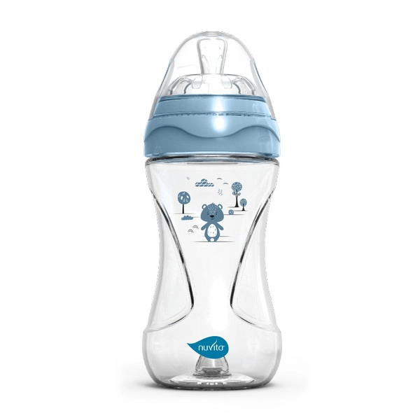 Антиколиковая бутылочка Nuvita 6031 Materno Feel 250мл, пластик голубой eysgygevkdymu0h3ab6c6wf4drtsv0xz