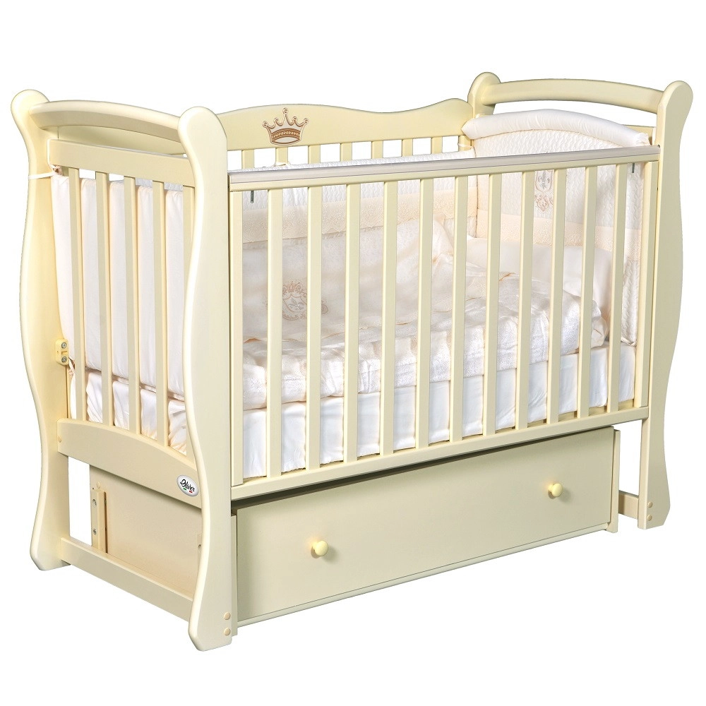 Детская кроватка Oliver Viana с универсальным маятником и ящиком Слоновая кость be7i8ldavqejezrd8yg4ol2r8jl0rk5b