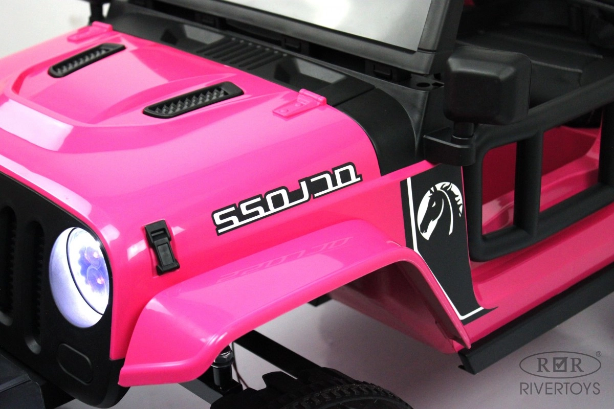 Детский электромобиль RiverToys T222TT 4WD розовый o1w8jupv28gkhuklc8pwjrjy8r2omdof