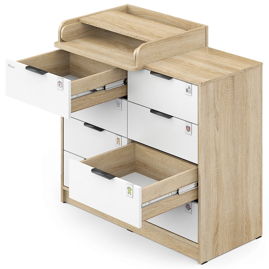 Комод Pituso Kids Optimum ЛДСП Дуб сонома-белый q0i11co0sohbg4fhmp40ejjvfo30wgvg