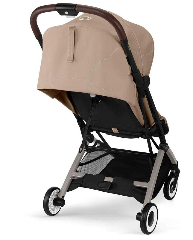 Прогулочная коляска Cybex Orfeo TPE Almond Beige с дождевиком и бампером3