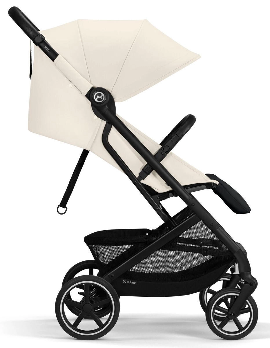 Прогулочная коляска Cybex Beezy Canvas White с дождевиком и бампером shc0h38cmigd4xav0a0d3qs23ybhq316