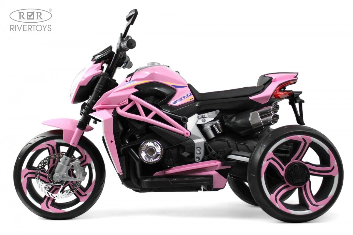 Детский электромотоцикл RiverToys C111MC розовый nubws84qs7fo2t40g70p0mho7ny4lzqy