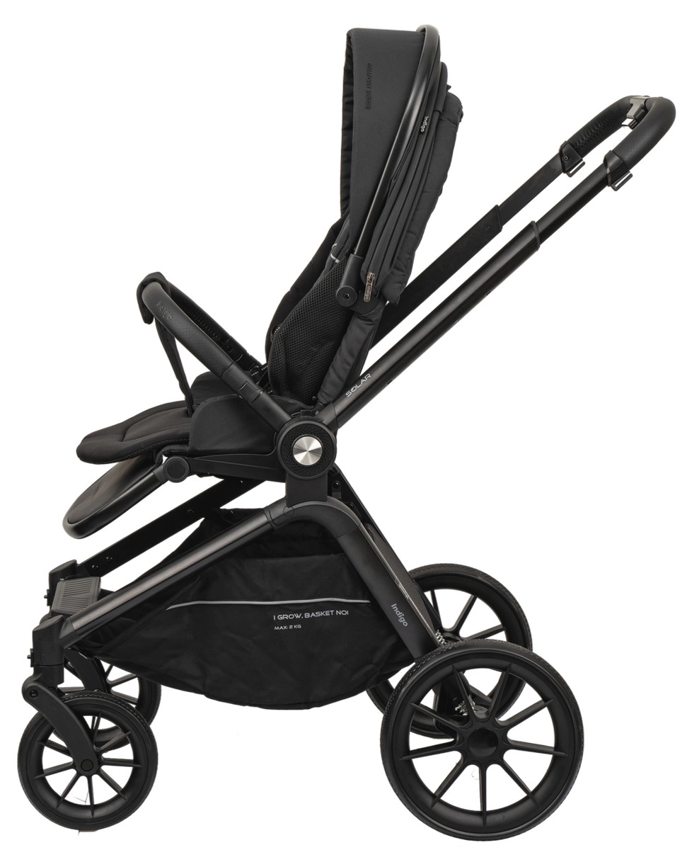 Детская коляска Indigo Solar 2 в 1 черный lz4a1mftvwrayuholeugwyt35jf45uxz