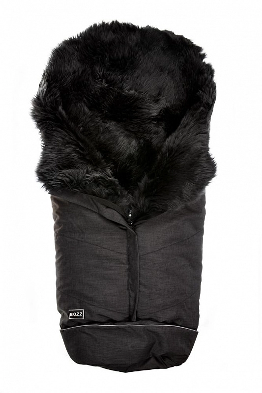 Зимний конверт BOZZ с длинным ворсом 20-2015-29 Черный меланж/Серый 0fb0423a67e5444da4953a90a1616f10