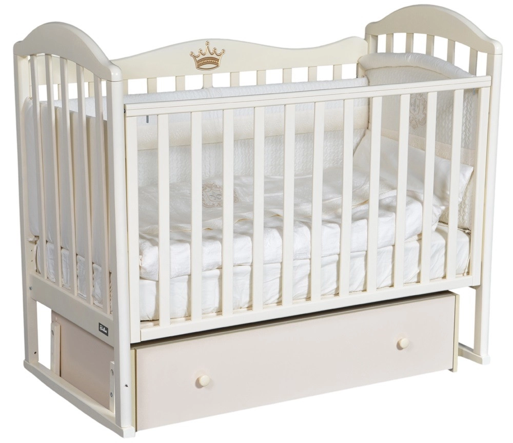 Детская кроватка Bellini Silvia с универсальным маятником слоновая кость z8jeh4dx83brhrrgycwkuddkxovu19m3