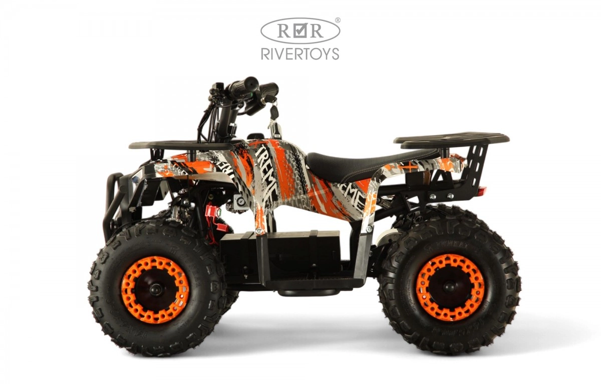 Детский электроквадроцикл RiverToys MIKA LUX оранжевый 4j8r42klm482qb14kkhjdjhwf664n0mp