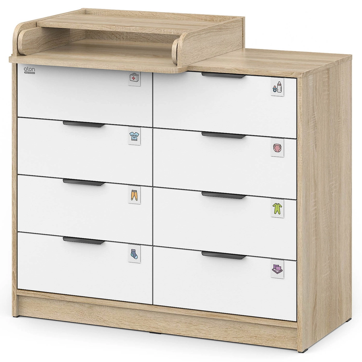 Детский пеленальный комод Атон М Zeus 1008 ЛДСП дуб сонома-белый f6u7uct5g0d4rqjtz3a3evlqgc6emjhj