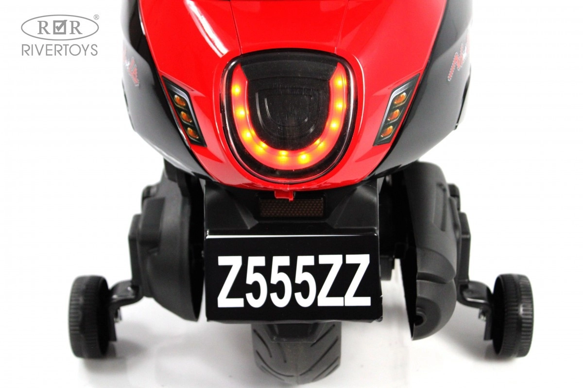 Детский электромотоцикл RiverToys Z555ZZ черный x925fye3k39atl3dg7qpz46yo716it5o