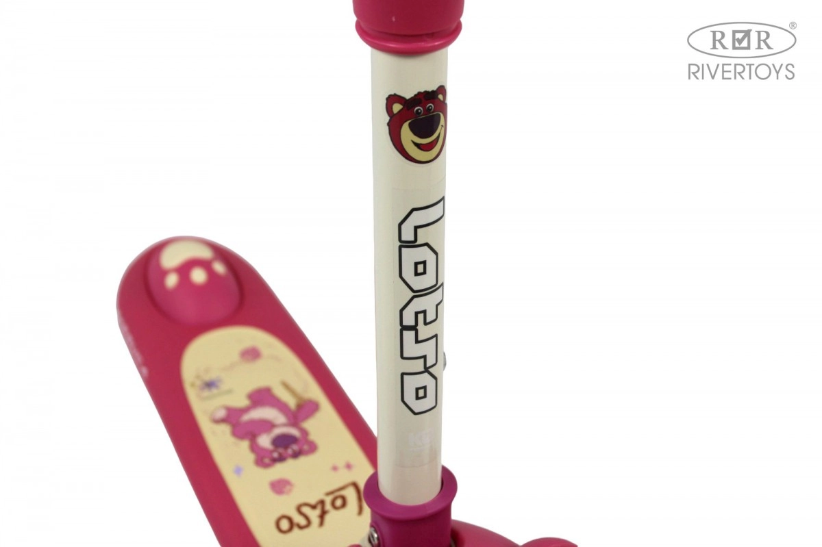 Детский самокат RiverToys HB-T-12 розовый 1v3708hhpuwy7l81llv1d0jzyh335oo6