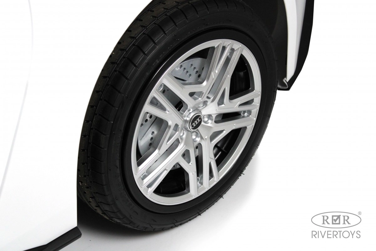 Детский электромобиль RiverToys AUDI R8 M333MM белый w1b4lt74vdns1ecqivovrrosg3rws0zh