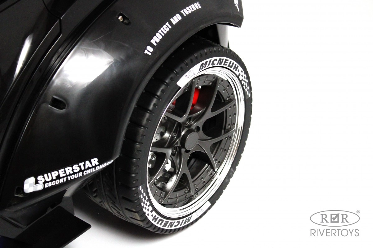 Детский электромобиль RiverToys G007GG черный 69k6r069v686impu0nv6jjncrv7sgp0p