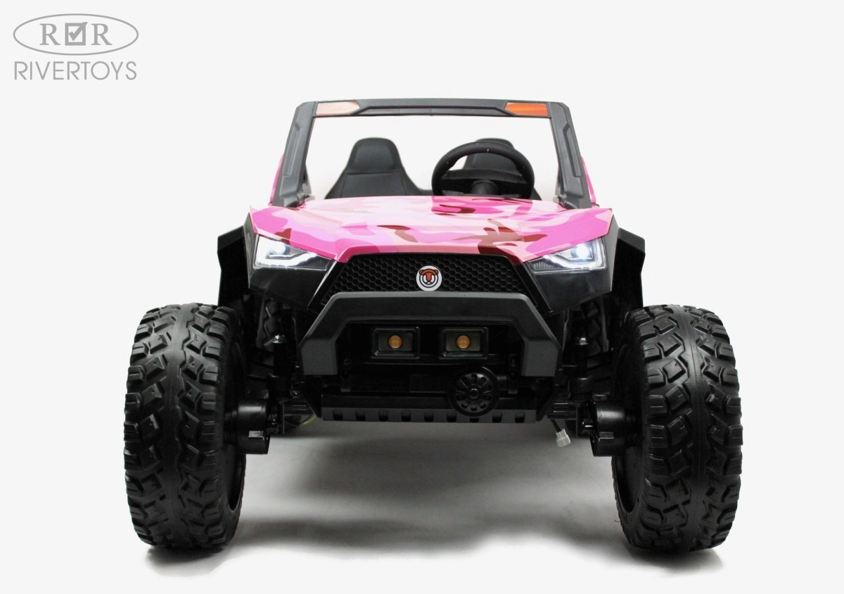 Детский электромобиль RiverToys A707AA LUX 4WD розовый камуфляж svymdqfvfac04uh71h5x2kzzeqm6hqxp