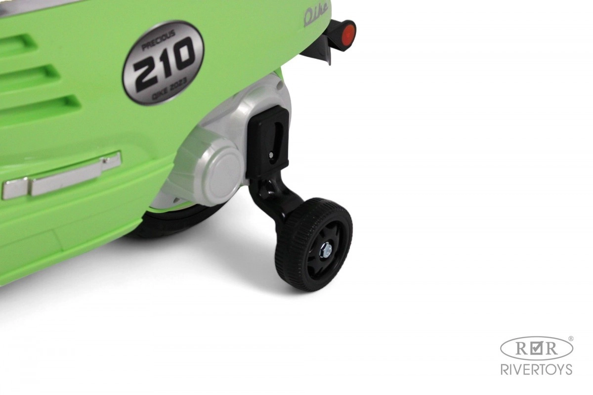 Детский электромотоцикл RiverToys Z222ZZ зеленый z9djudx6dzrhm7ihzw5gp760ew81pe4v