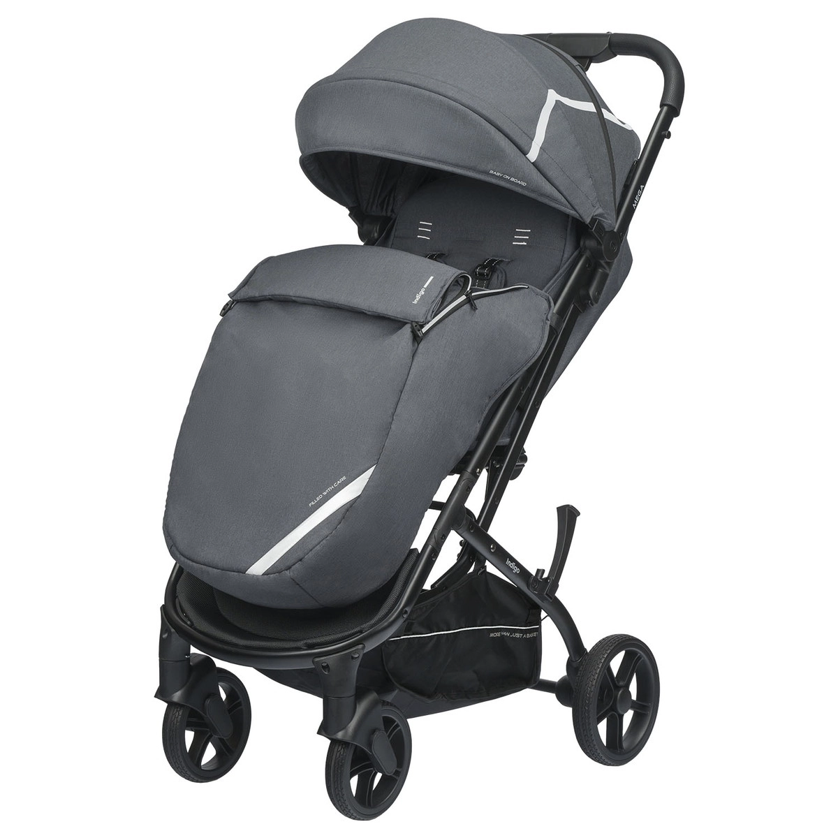 Прогулочная коляска INDIGO MEGA темно-серый 4758z53g60amfcy1dxnonqieaswwez4j