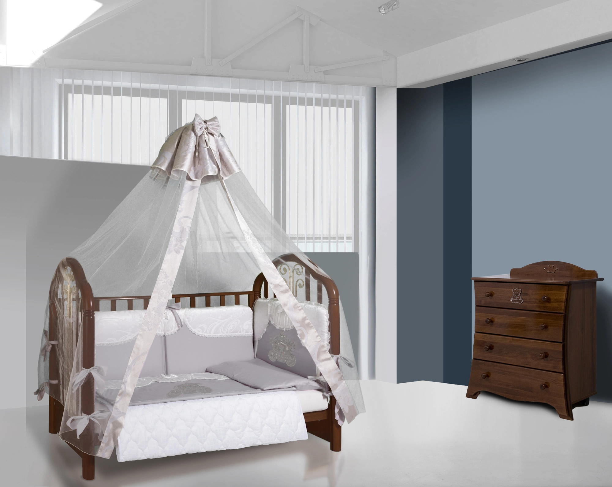 Комплект постельного белья Esspero Grand Brougham (Grey)