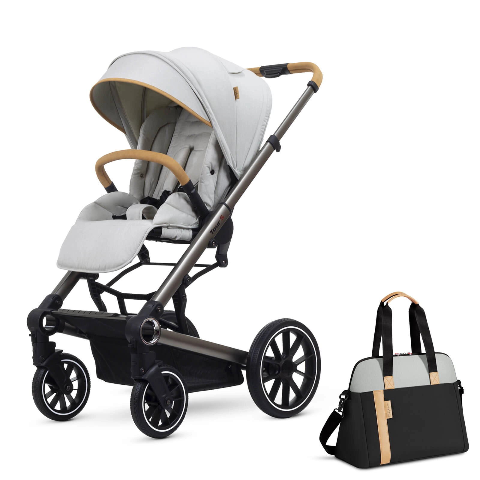 Прогулочная коляска Esspero Tour S + сумка (Grey)