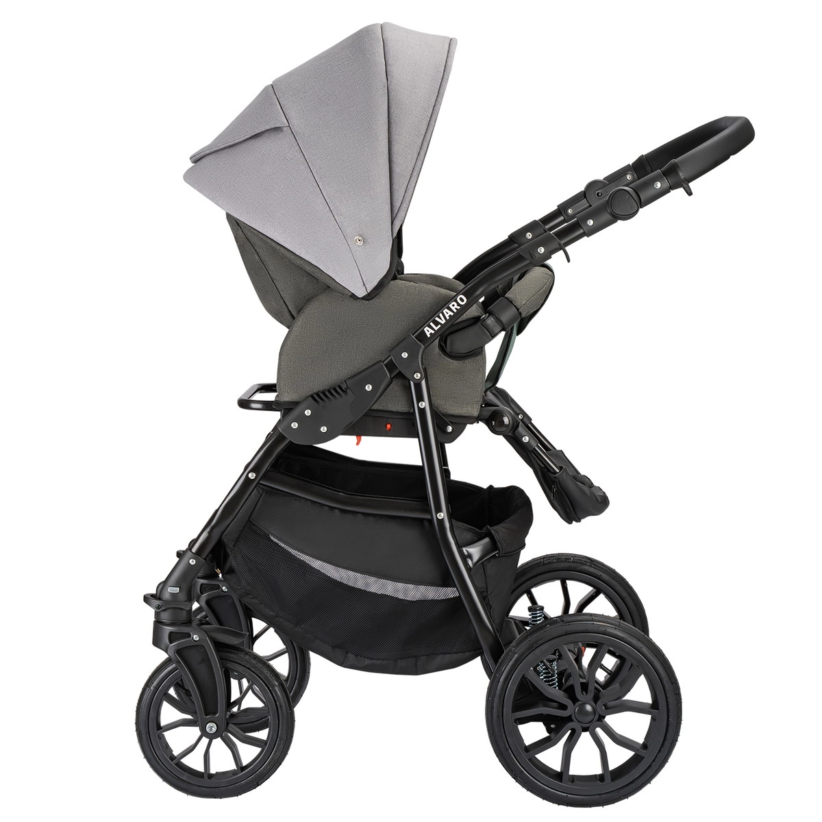 Коляска 2в1 Alis ALVARO т.серый+св.серый+шалфей кожа xlk2abjfqyy3vp83a7k3z6najlaf1s7e