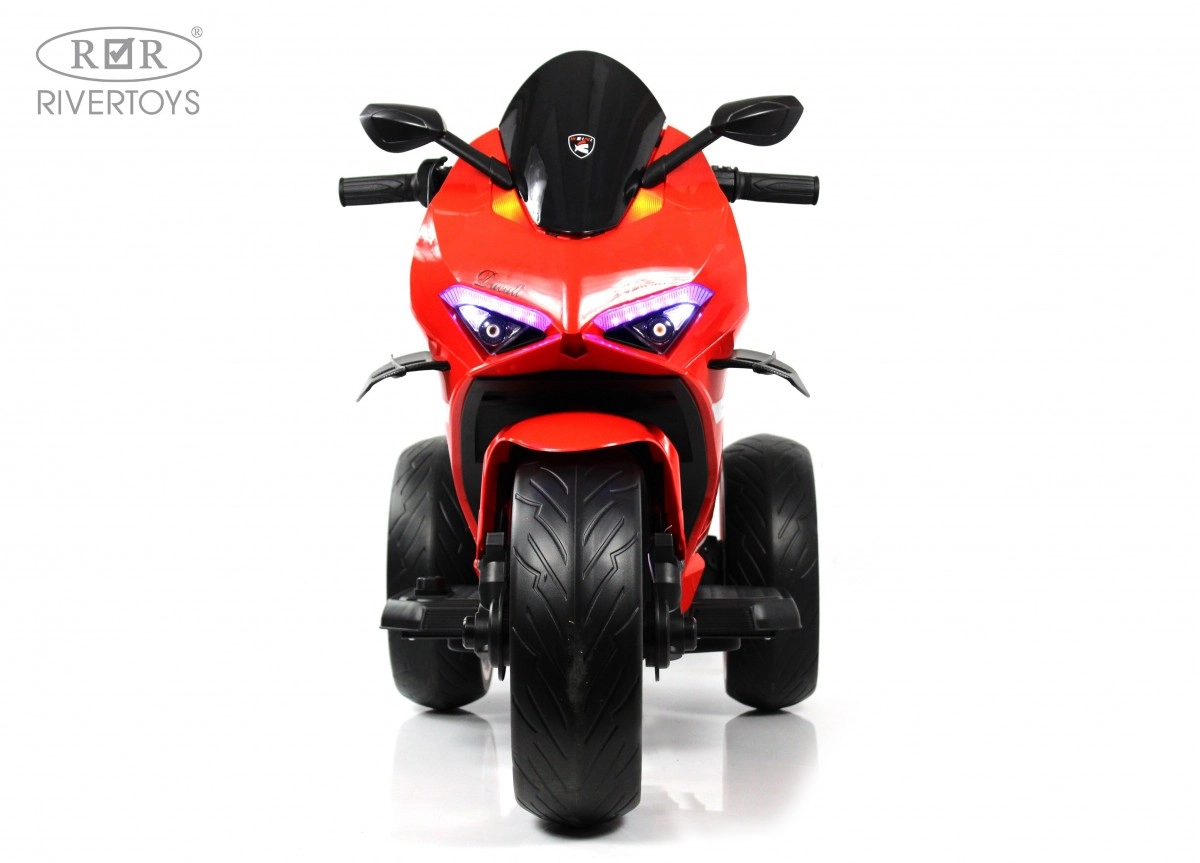 Детский электромотоцикл RiverToys М777БХ красный 7gwe08t3jgl2o5fe73tet7bgbex84gqw
