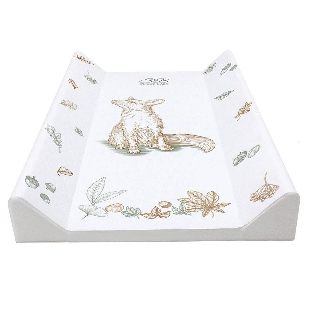 Пеленальная доска на кроватку 79х45 Sweet Baby Foresta Magica crema/arancio (лиса бежевый/оранжевый) 108135317-pelenalnaya-doska-na-krovatku-79h45-swe