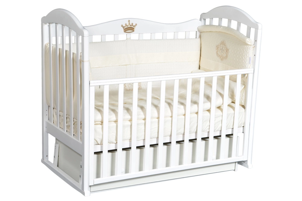 Детская кроватка КЕДР Emily 1 УМ Белый 4e87h31kd7c8anb3uy9t77j3918bt32z