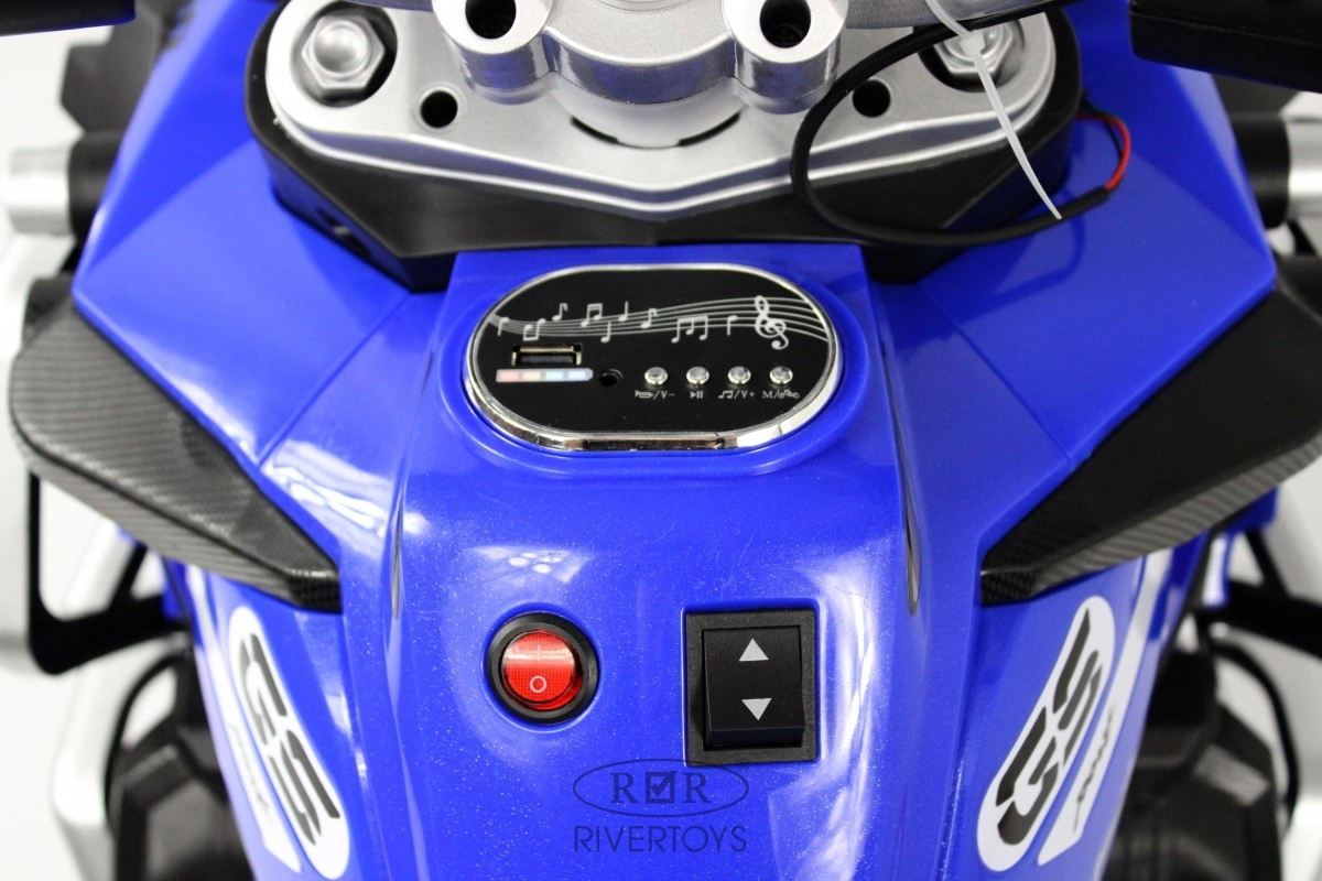 Детский электромотоцикл RiverToys М009БХ синий ak48zw2c9wltvantz8yxvofykwx446k7