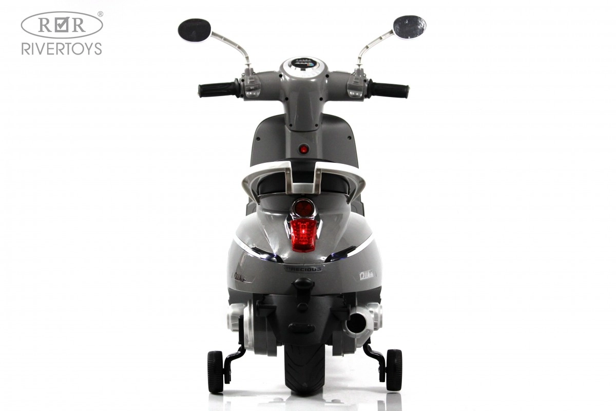 Детский электромотоцикл RiverToys Z222ZZ серый m7m3roixe3w06z0ef1ym3mcr7c2jic3j