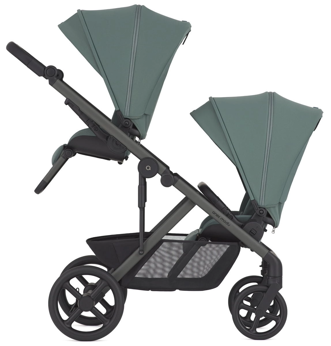 Прогулочная коляска для двойни Anex Modu (Greeny)