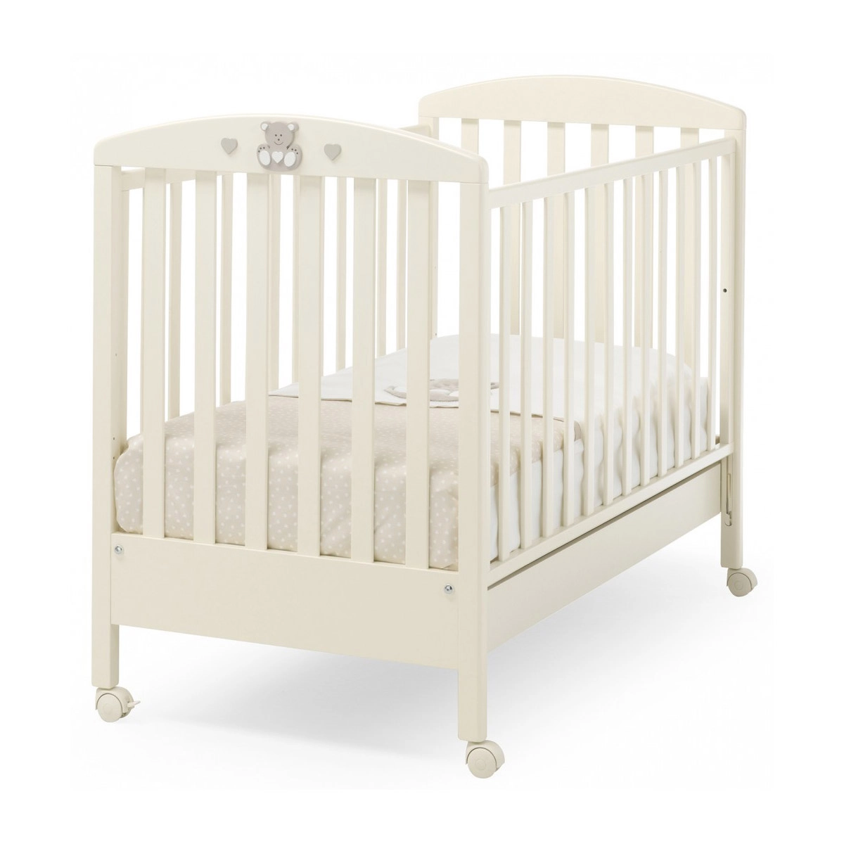 Детская кроватка Erbesi Charly (слоновая кость)