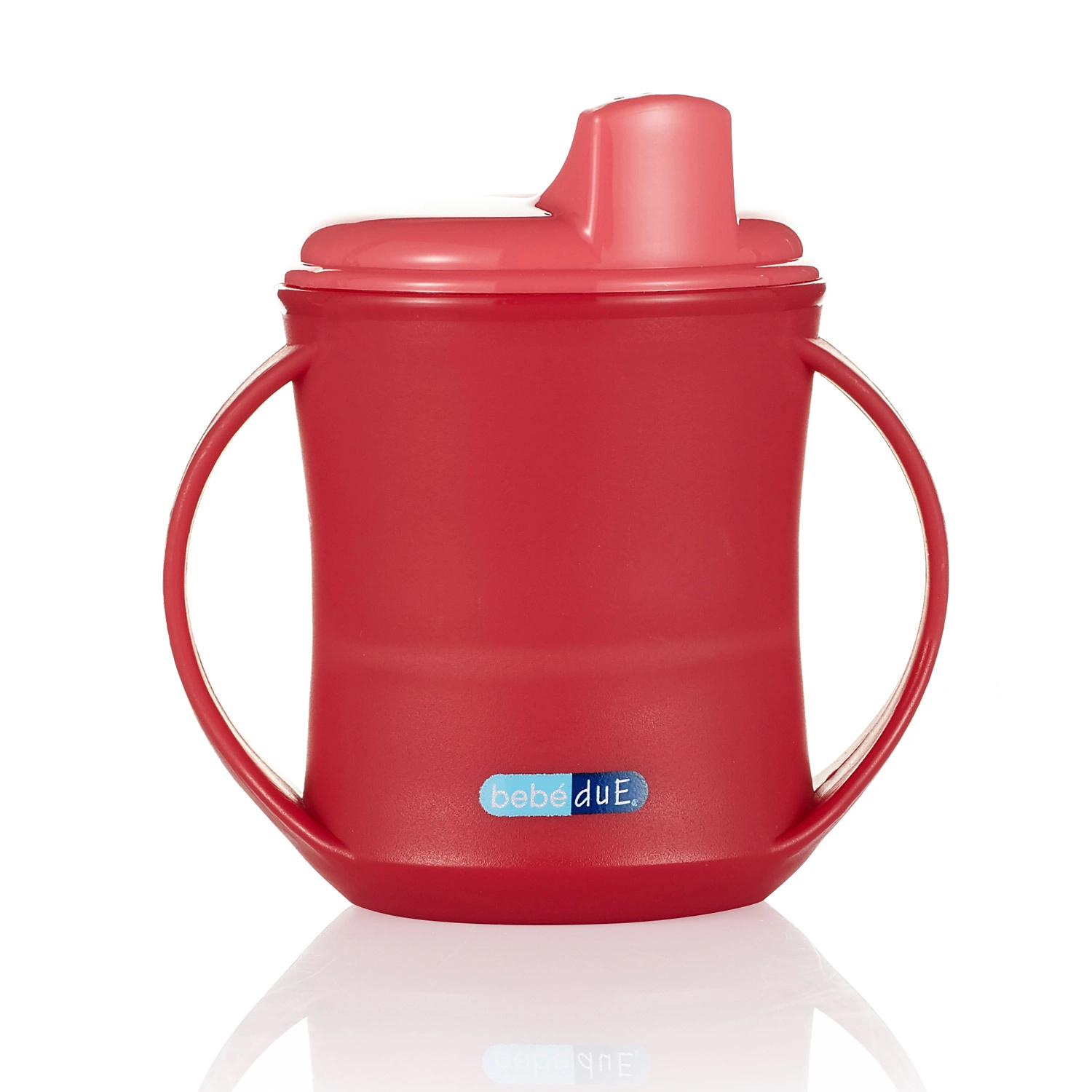 Чашка поильник 2 в 1 Bebe Due 210 мл, с 18 месяцев. Розовый-красный 108101000-chashka-poilnik-2-v-1-bebe-due-210-ml-s-18-mesyacev-rozovii-krasnii