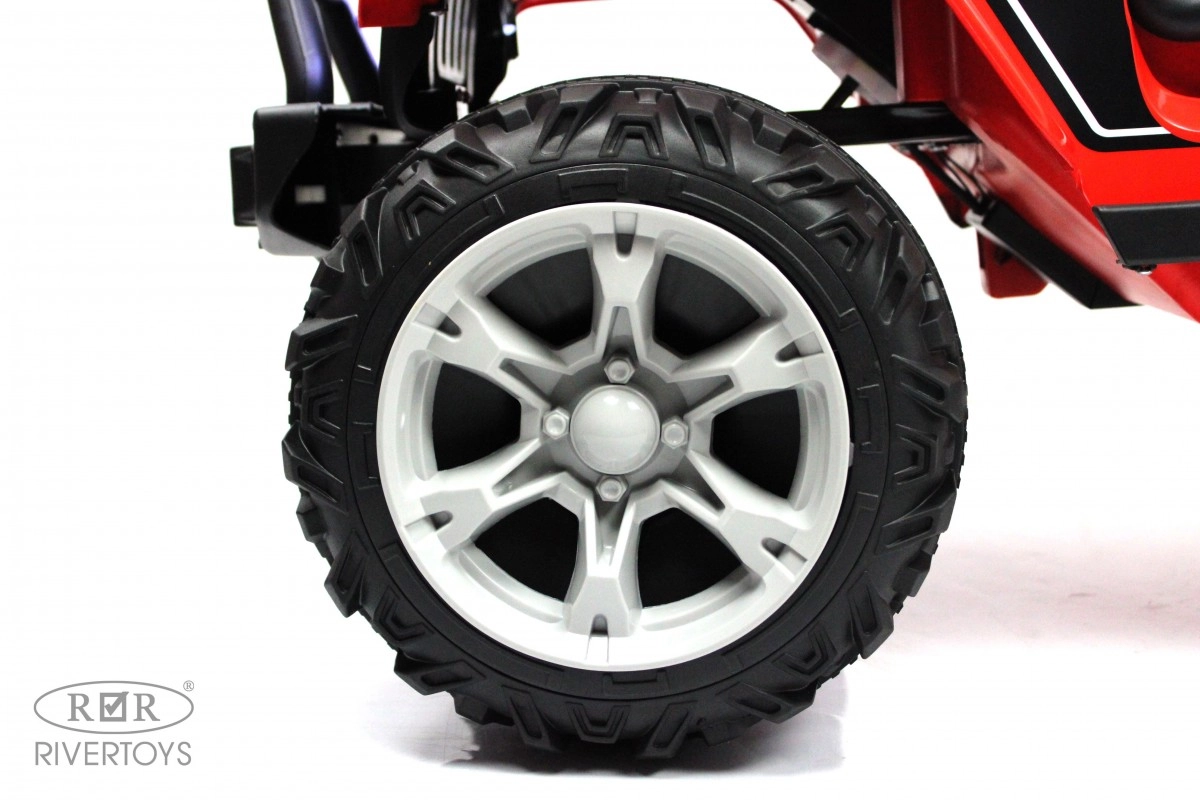 Детский электромобиль RiverToys T222TT 4WD красный 1750v1mwdqnfgc65tsovfy7o86e5sny3