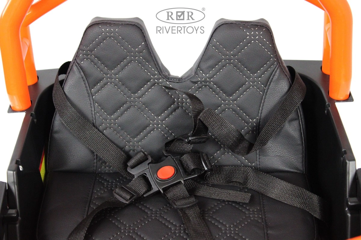 Детский электромобиль RiverToys F888FF-A оранжевый l66c63xoxt0t3e1svxws2m5i87wgewkz