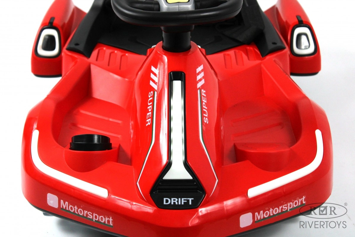 Детский электромобиль RiverToys K009PX красный d728v43nqxjsdheyvgphuv9f7xghh19d