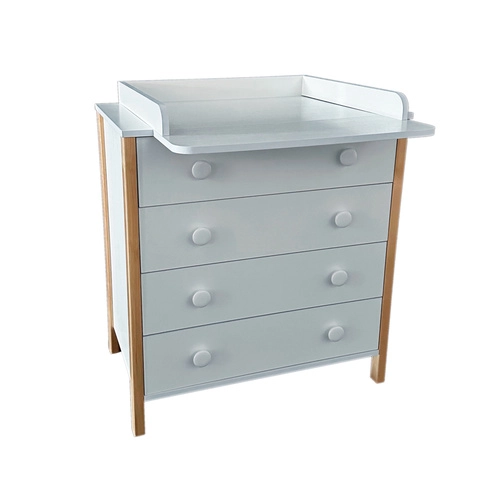 Пеленальный комод Байтвинз Сия (белый/бук)